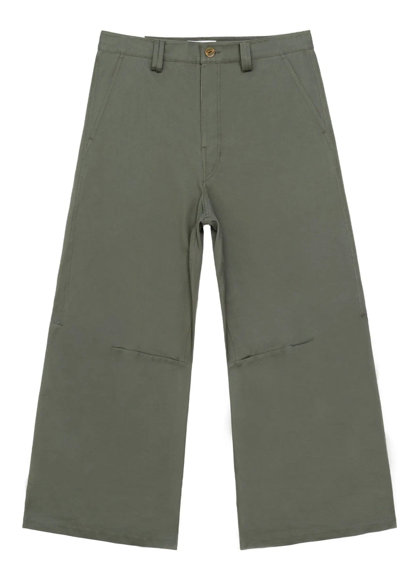 WIDE LEG COTTON TROUSERS