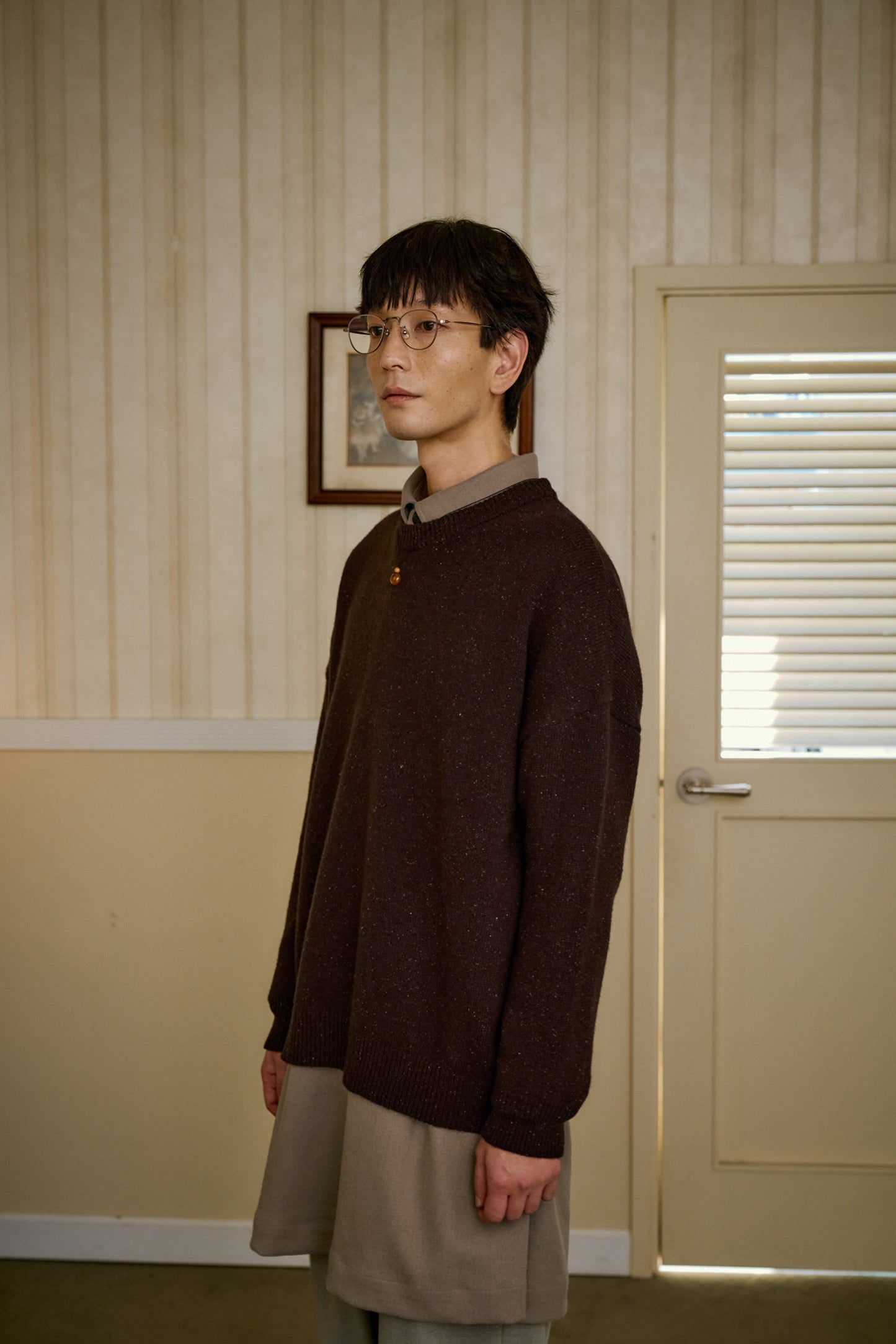 RELAXED CREWNECK SWEATER