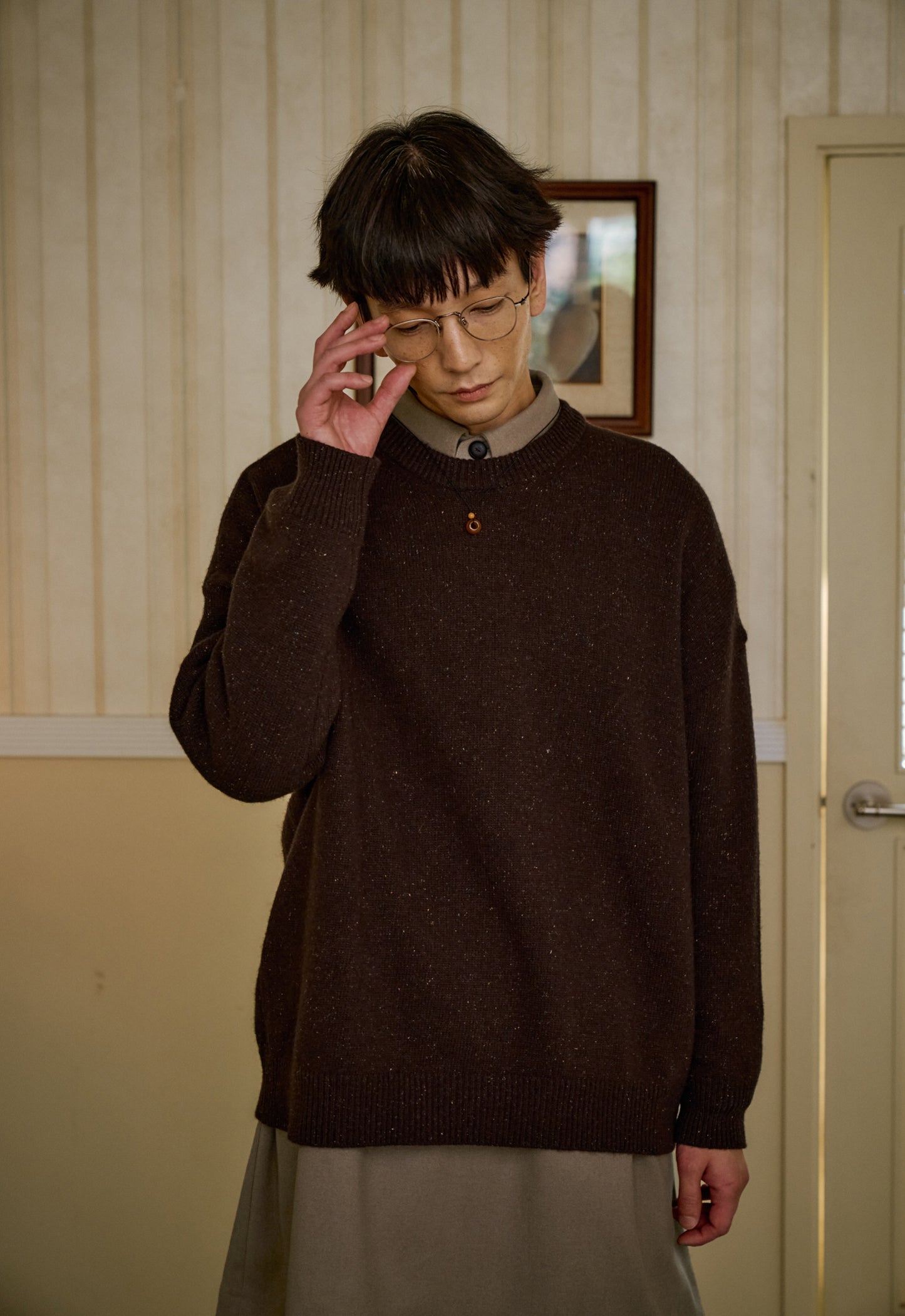 RELAXED CREWNECK SWEATER