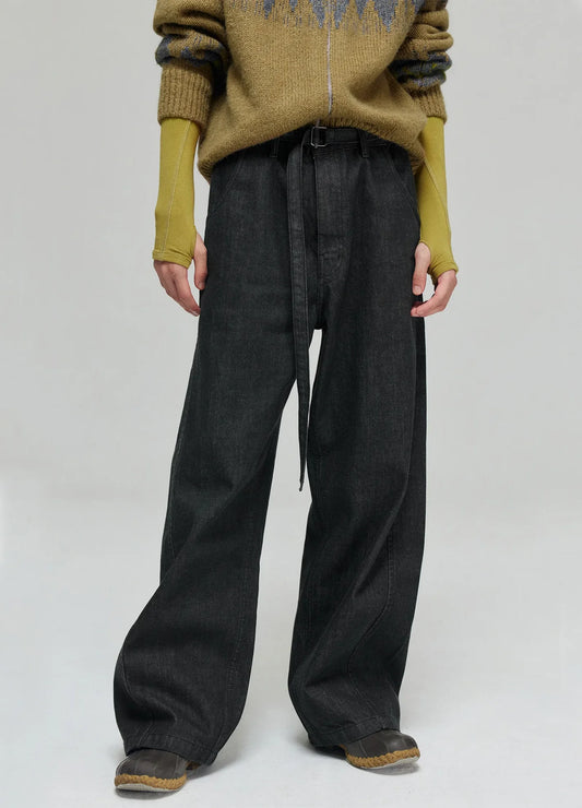 KENDO BELTED JEANS