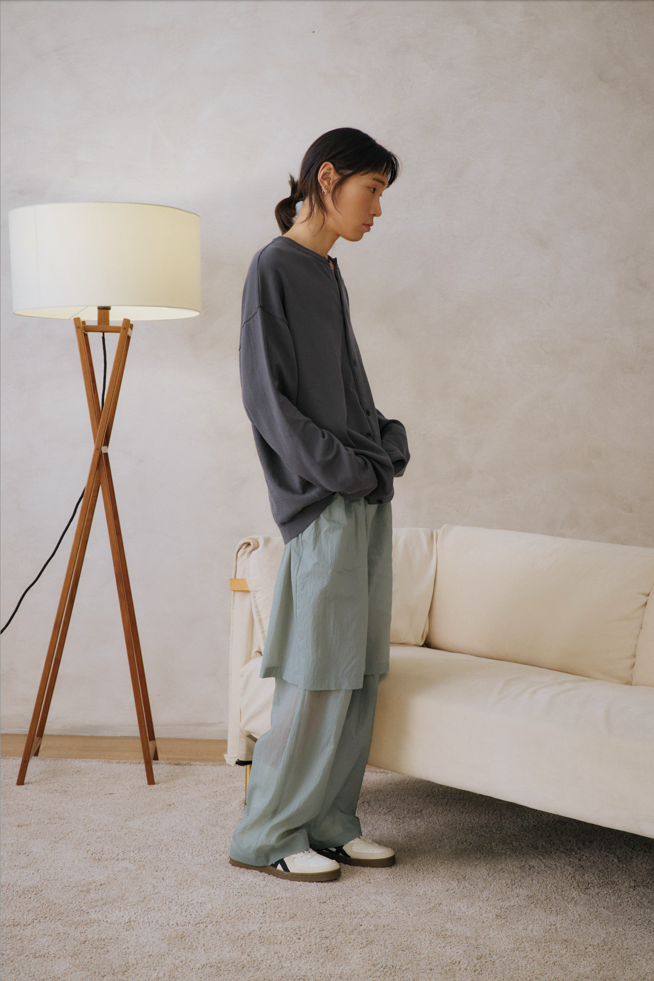 SHEER LAYERED PANTS