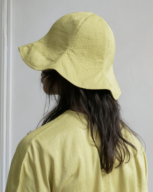 RAW SILK HAT
