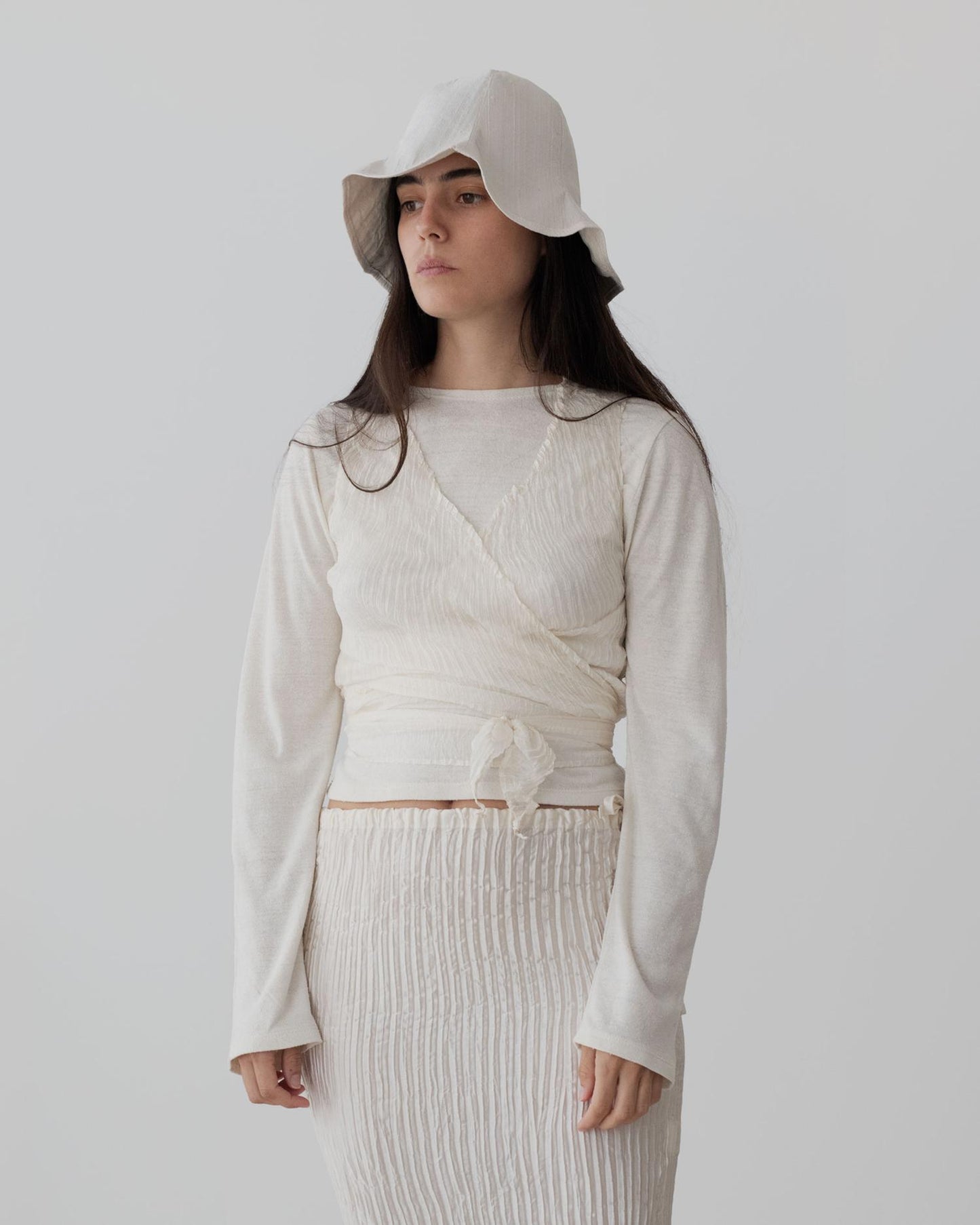 RAW SILK HAT