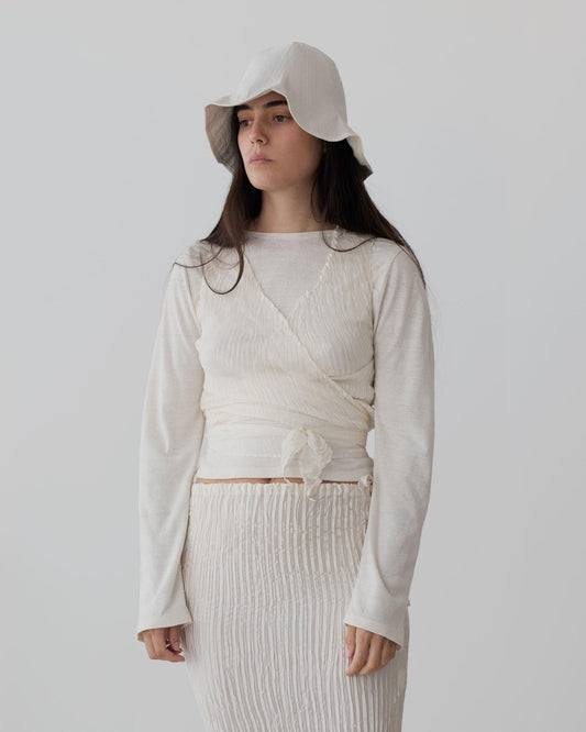 RAW SILK HAT
