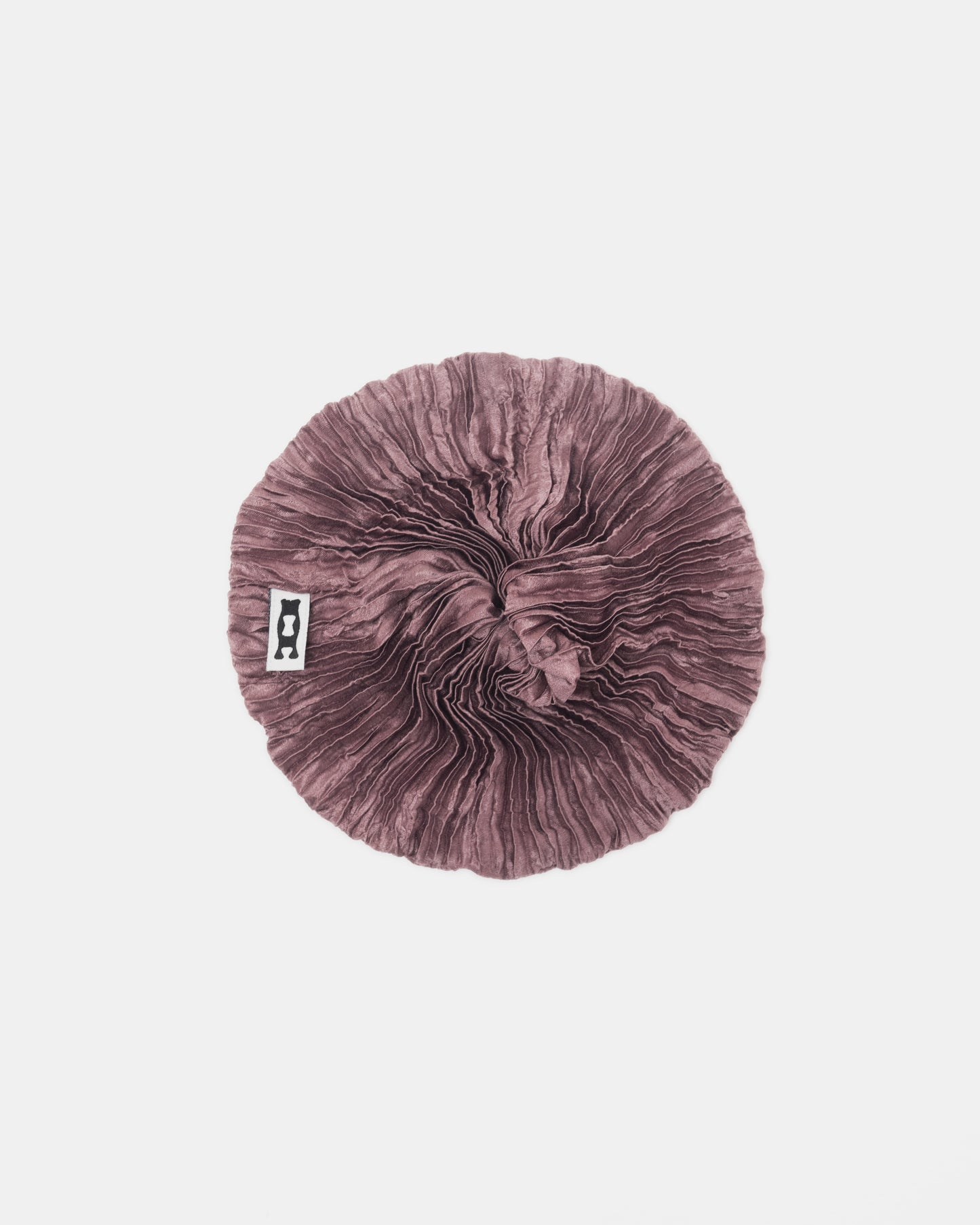 PLISSÉ SATIN SILK SCRUNCHIE