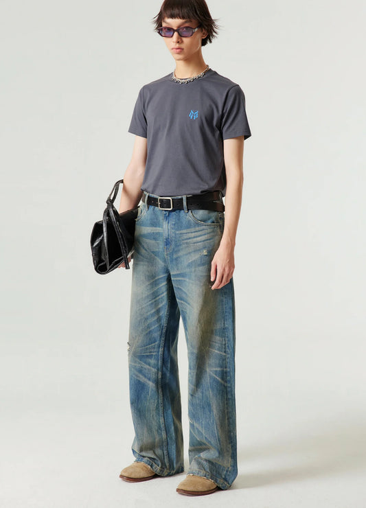 NEVADA WASH STRAIGHT JEANS