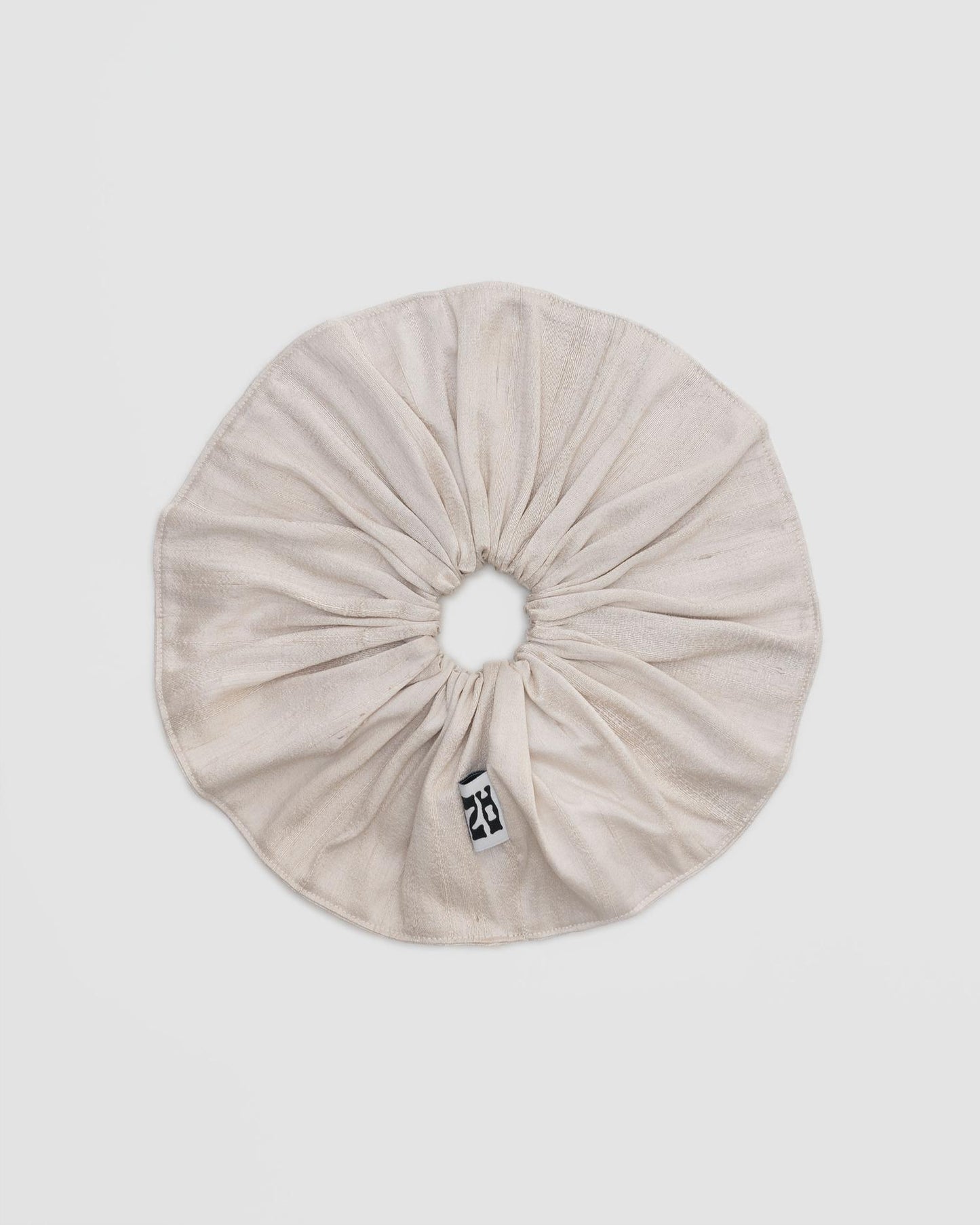 RAW SILK SCRUNCHIE