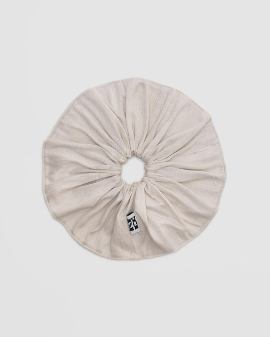 RAW SILK SCRUNCHIE