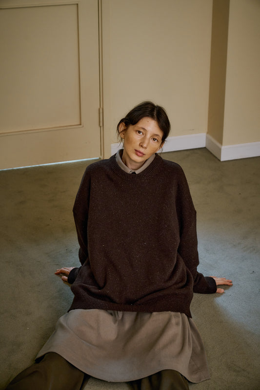 RELAXED CREWNECK SWEATER