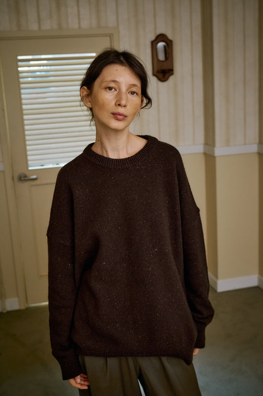 RELAXED CREWNECK SWEATER