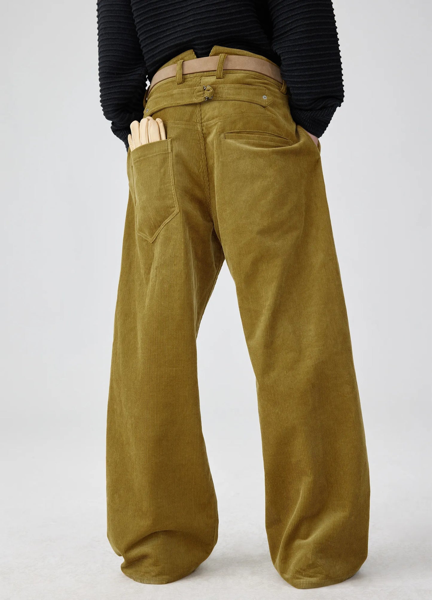 WIDE CORDUROY TROUSERS