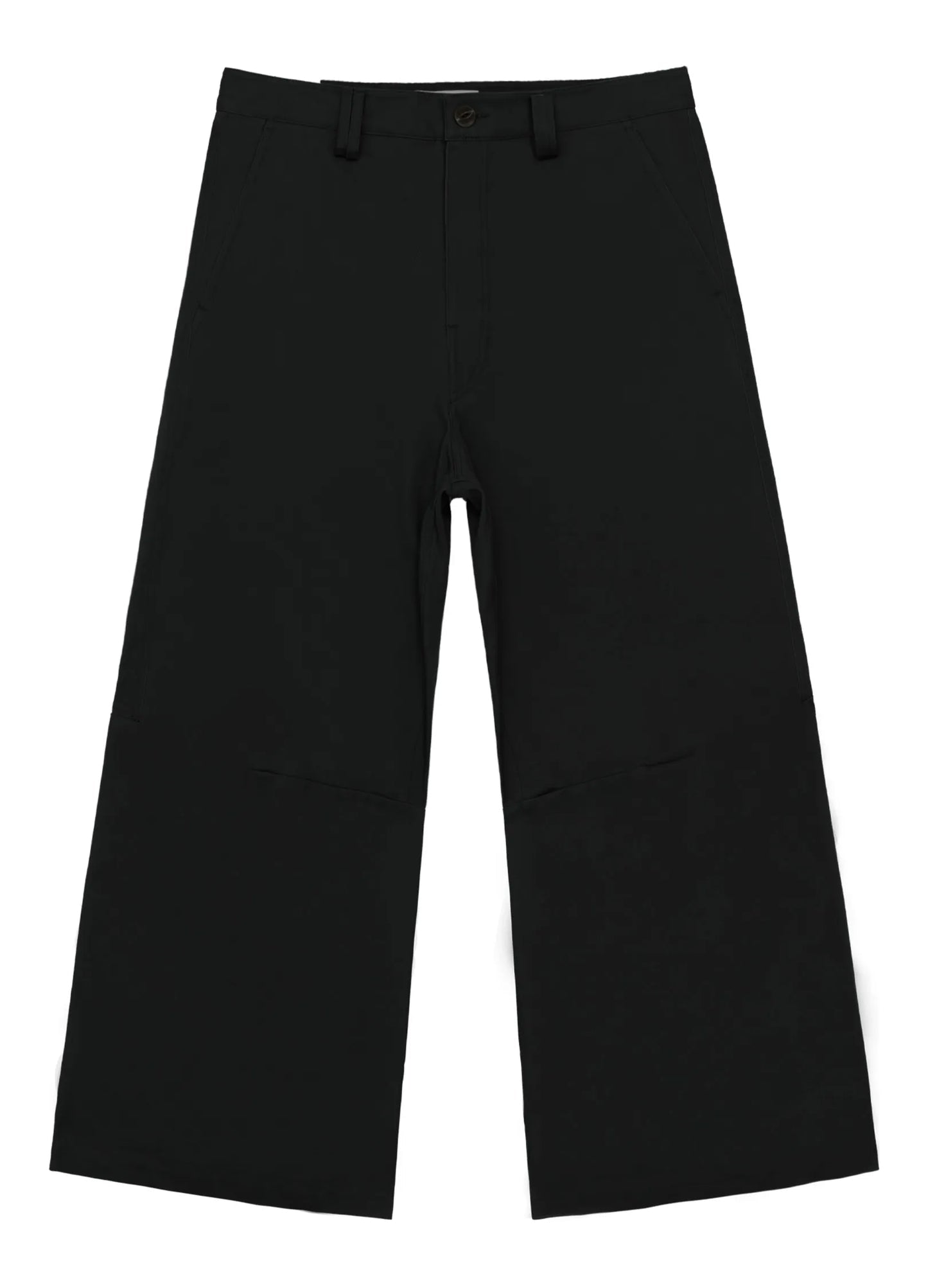 WIDE LEG COTTON TROUSERS