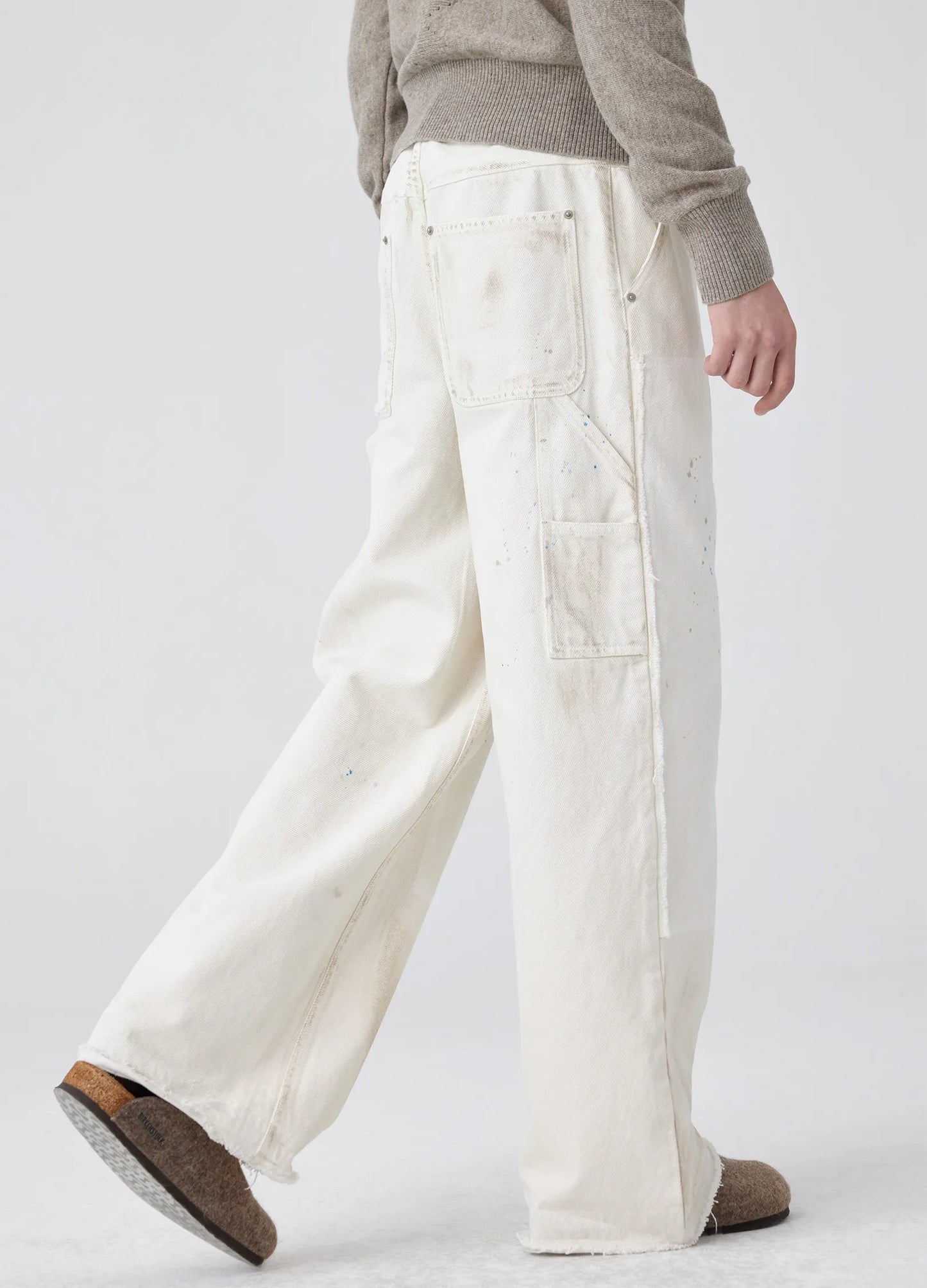 DISTRESSED PAINTER PANTS