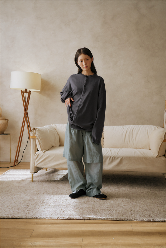 SHEER LAYERED PANTS